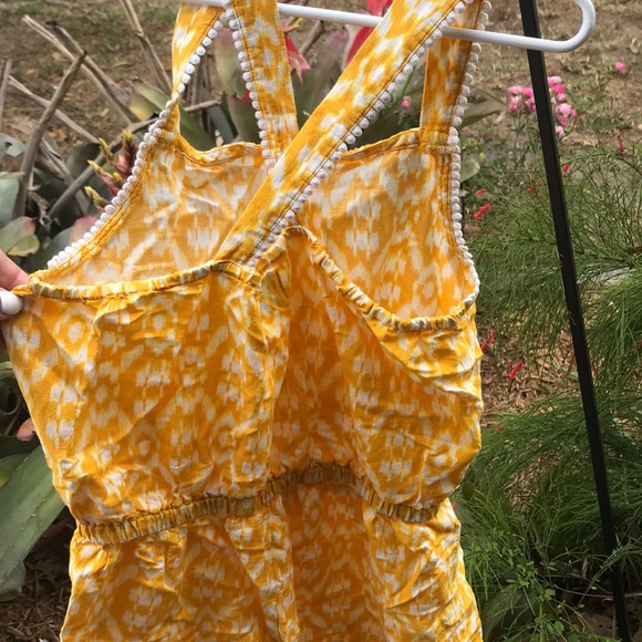 Old Navy Girls Size XL (14)  Yellow print Romper - Picture 6 of 6